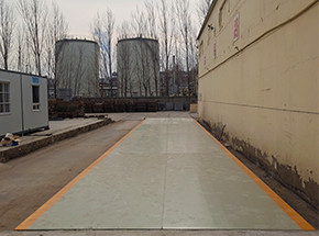 鶴壁市鉑鑫建材廠(chǎng)100噸地磅